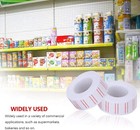 Hatisan Price Gun Labels  10 Rolls X 5000 White Pieces  Compatible With Mx-5500 