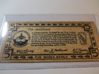 1938 West Newton  Pennsylvania Wooden Nickel Flat Mint Rare Good For 5 Nickel Zz