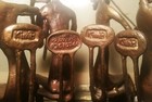 4 Musicians Mcm Bronze Statue Figurine Violin Trombone Flute Quartet Music Art