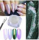 Mermaid Effect Pigment Nails Art Powder Dust Iridescent Trend Glitter Mirror 5g