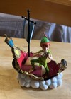Rare Vintage Disney Peter Pan Statue Tape Dispenser  See Description For Details