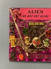 Vintage Aliens   Robots Gumball Vending Machine Display Header Card