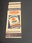 Vintage 1940s St Helens Penn Motor Oil Gasoline Crown Matchbook Cover