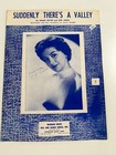 Vintage Sheet Music Gogi Grant Signed Autograph Suddenly There s A Valley