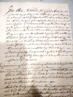 1765  Last Will   Testament Providence Plantation newport R i Joram Place 