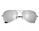 Ray-ban Sunglasses Rb3025 Aviator Mirror Silver Frame Silver Mirror Lens 58mm