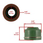 4x Valve Stem Seal For Suzuki 09289-05015 09289-05003 Length 11 Mm Width 8 Mm 