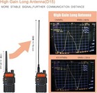 Long Range 100 Mile Walkie Talkie Two Way Radio Charge Headset Waterproof 2 Pack
