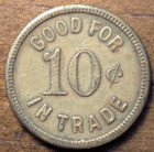Mountain View Or Redwood City  California Ca H  W  Hickey Maverick Trade Token