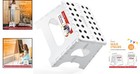 Kids Folding Step Stool 7 5 Inches White Lightweight Safety