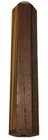 Handcrafted Wood Kaleidoscope Zebrawood Glass Lens Hex Prism Vintage