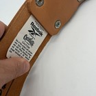  Vtg 90s Reebok X Cardillo Leather Weightlifting Belt Medium Usa Powerlifting