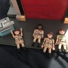 The Real Ghostbusters Playmobile Firehouse Headquarters  Ecto-1 And Figures 1987