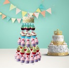    6 Tier Round Acrylic Cupcake Stand-cake Stand-dessert Stand  Cupcake Tower    