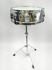 Ludwig 14x5 Chrome Snare Drum With Stand  Pad  And Case