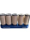 Vtg Conair Curl  n Carry Travel Hot Rollers 5 Large Rollers W  Clips   Bag Nib