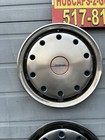 15    Airstream Hubcaps Stainless Set 4 Used With Vynal Emblems Retro 1959-74 Rare
