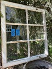 32 X 27 Vintage Window Sash  Old 6 Pane  Frame 1921 Arts   Crafts