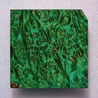 Stunning Stabilized Green Maple Lace Burl Bowl Blank  4177  6 3 8  X 1 15 16 