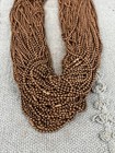 100pc Copper Tone 24in Total Ball And Chain Crafting Jewelry Necklaces W Closure