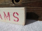 12 Inch Wood Hand Painted Clams Sign Nautical Seafood   s340 