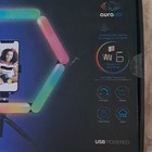 Auraled Collapsible Led Ring Light Rgb Usb  Dimmable Foldable W  Phone Mount