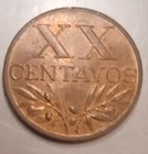 1953 Portuguese 20 Centavo