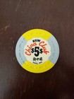  5 New China Club Reno Trk Small Crown Casino Chip