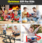 Slot Car Race Track Set Electric Powered Race Track Dual Racing Car Track Set  