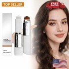 Color-changing 2-in-1 Foundation Stick With Brush Lightweight Moisturizing Conc