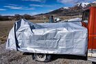 Whiteduck Super Heavy Duty Poly Tarp 16 Mil Thick Cover Tarp- Silver Black