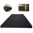 3 high 39 x78  Acoustic Foam Tile Wall Record Studio Soundproof Fire Resistant
