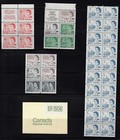 Canada Booklet Panes Mnh    073120220731