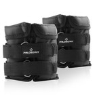 Adjustable Ankle Wrist Weights Pair  Arm Leg Straps Set With Removable Weights