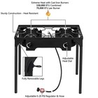 Hot 150000 Btu Propane Stove 2 Burner Gas Outdoor Portable Camping Bbq Grill Us