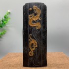 4 3    Chinese Ancient Huizhou Ink Block Painting Dragon Writing Culture Ink Stick