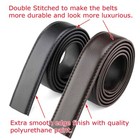Genuine Leather Belt Mens Ratchet Dress Belts With Adjustable Automatic Buckle