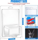 24 Pack Clear Protector Case Plastic Display Fit For Hot Wheels   Matchbox Basic