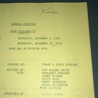General Hospital 1979 Original Abc-tv Production Script Show  4274 Luke Laura