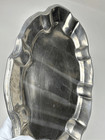 Vintage Wilton Armetale Chippendale Oval Pewter Serving Tray Platter 17 5in Larg