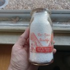 Freehold n j Elliott Dairy 1951 Cottage Cheese Jar Nice Motto On Back