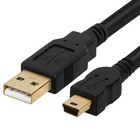 4 Pack Mini Usb Cable 6ft 5 Pin Data Sync Charging Cord For Camera Gps Ps3 Mp3