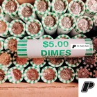  2 Rolls  1776-2026 P d Semiq Dime 10c 10 Cents Obw Rolls From Fed Boxes On Hand