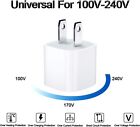 White 1a Usb Power Adapter Ac Home Wall Charger Us Plug For Iphone 5 6 7 8 Lot