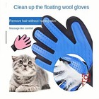 Pet Hair Remover Glove Brush Dog Cat Grooming Massage Soft Bath Shedding Glove