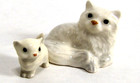 Vintage Hagen Renaker H r 2pc  Cat With Kitten Miniature Figurines Set Excellent