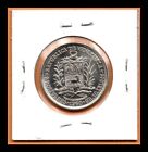 Venezuela Unc Coin  2 Bolivares De 1960  Silver  835  10 Gr  27mm  low Shipping 