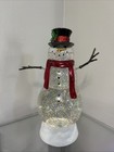 Snowman Water Globe Squirling Glitter 11  Tall
