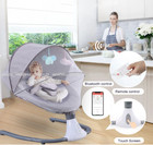 Infant Electric Baby Bouncer Swing   Bluetooth Music Cradle Rocker Chair Newborn