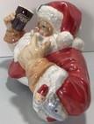 Coca Cola Santa Cookie Jar Lid Only Gift For Thirst Christmas Coke Replacement